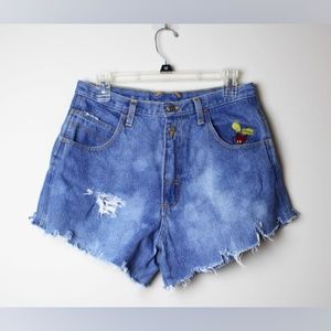 Disney High waisted distressed cut off Jean shorts
